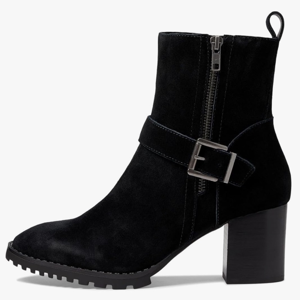 Blondo Talyn Waterproof Suede Chelsea Ankle Boots Black Women’s 10